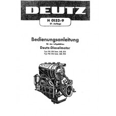 Deutz Diesel Engine F4L514 -  A4L514 - F6L514 - A6L514 Operators Manual